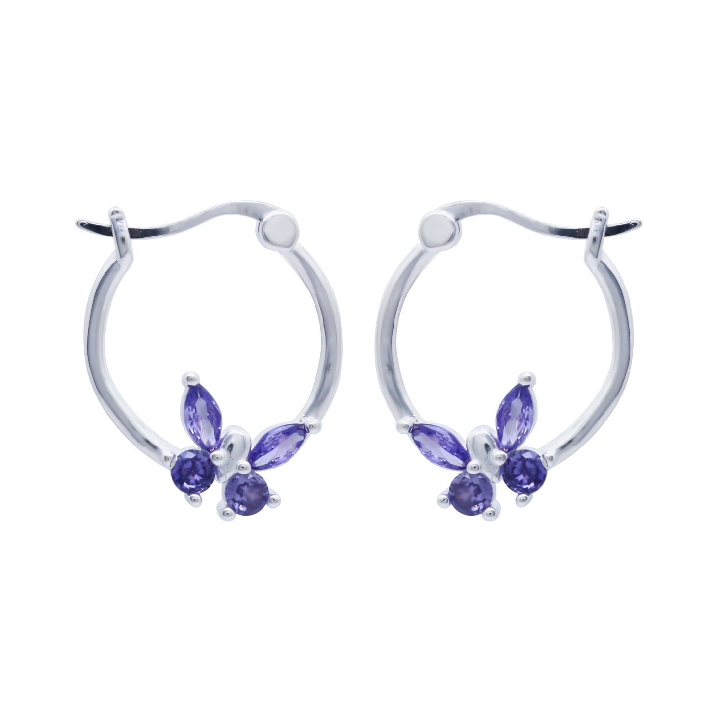 Earrings-E2748-purple