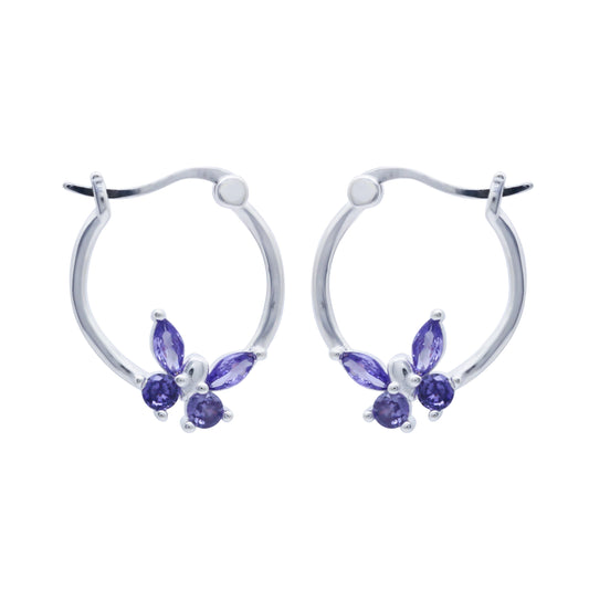 Earrings-E2748-purple